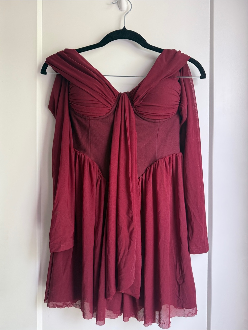 Revolve More to Come Kristiana Mini Dress in Plum